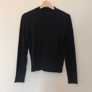Ribbed Madewell mock turtleneck (S)